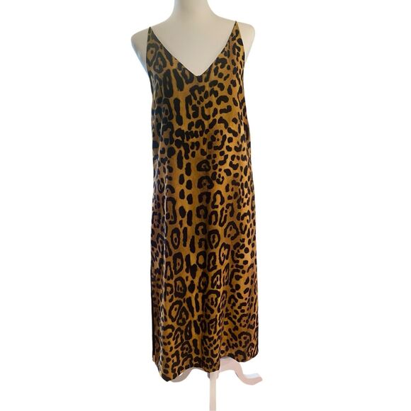 Adam Lippes Leopard Loose Cami Dress Size 2 MSRP: $310 - Picture 5 of 10